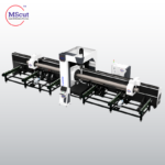 Zero Tailing Professional Three-Chuck Tube Fiber Laser Cutting Machine with Automatic Loading & Unloading Power Range: 1500W – 60000W